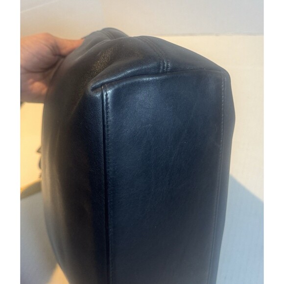 Extremely Rare Made In USA Old Coach 9058 Shoulder Bag Black Vintage Ergo - Picture 8 of 14